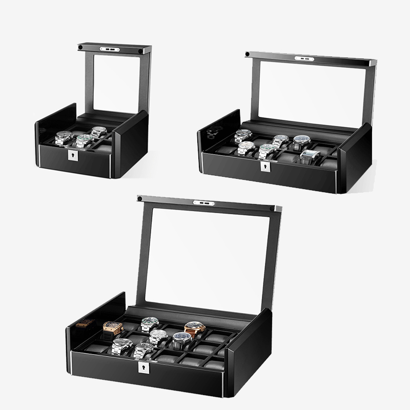 Watch Display Storage Box Carbon Fiber - Boîte de rangement pour montres Embers