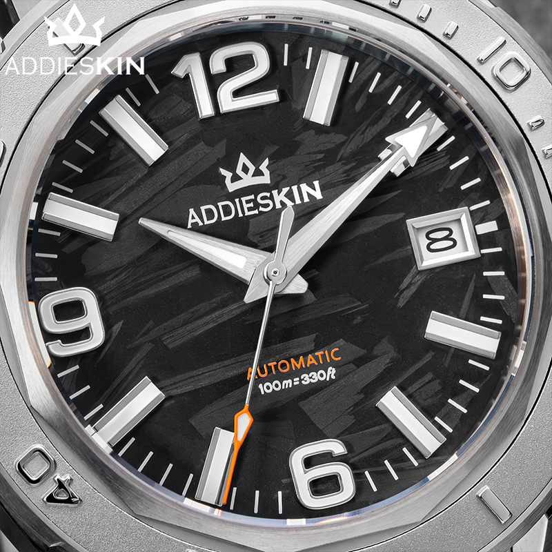 Watch Display Storage Box Carbon Fiber - AddiesKin Miyota9015 montre mécanique pour hommes,