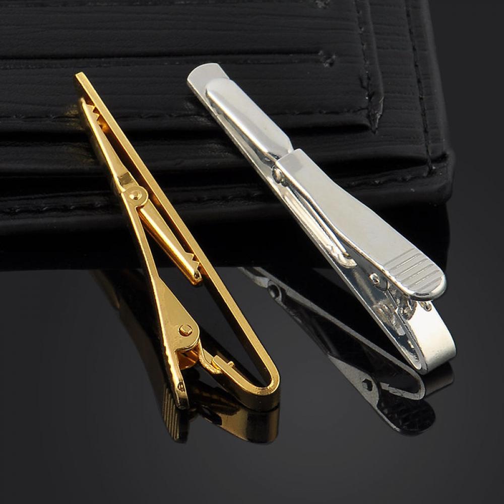 Tie Clip Bar Set Stainless Steel - Fermoir à barre en acier inoxydable