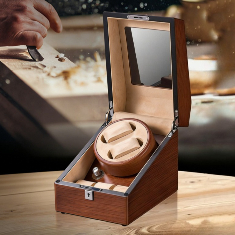 Watch Winder 4 Watches Automatic Silent - Remontoirs de montres automatiques en bois