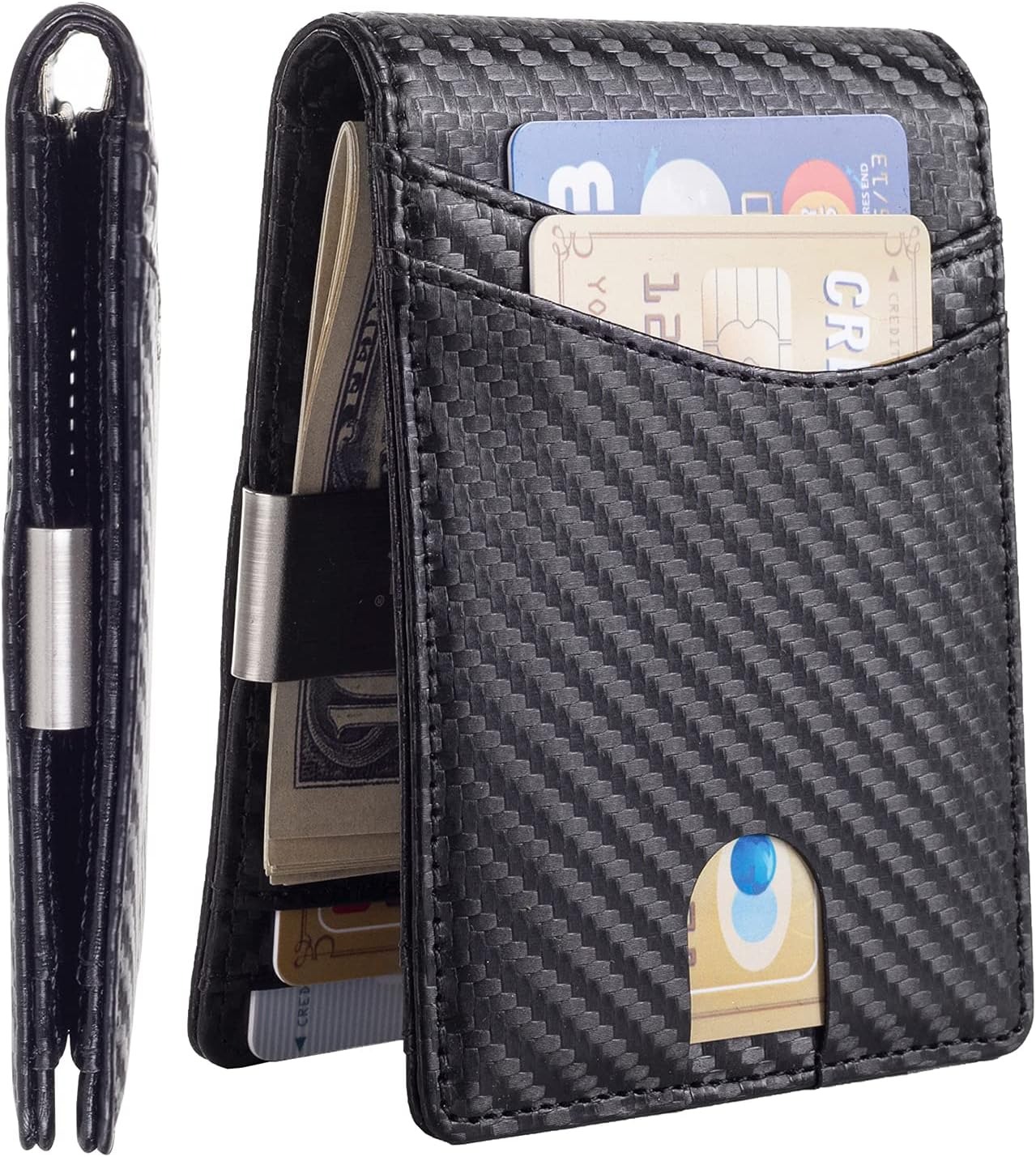 Money Clip Minimalist Rfid Blocking - Portefeuille minimaliste et fin Mutural pour