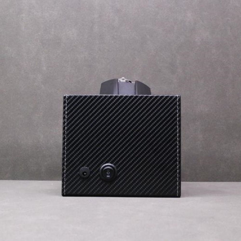 Watch Display Storage Box Carbon Fiber - Remontoir de montre automatique 3-en-1 en
