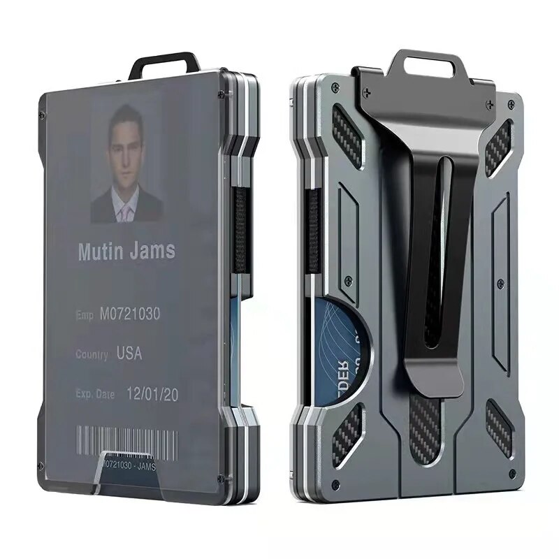 Money Clip Minimalist Rfid Blocking - Portefeuille minimaliste et fin pour hommes,