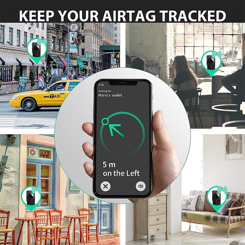 Portefeuille en métal Air Tag  - Money Clip Minimalist Rfid Blocking avis et prix