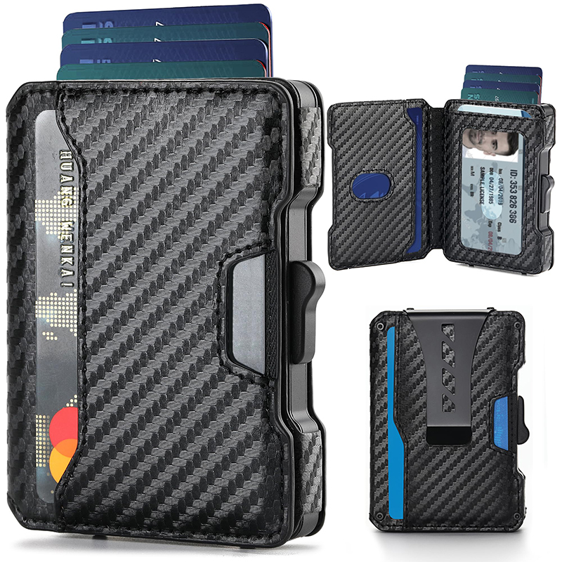 Portefeuille pour homme, porte - Money Clip Minimalist Rfid Blocking avis et prix