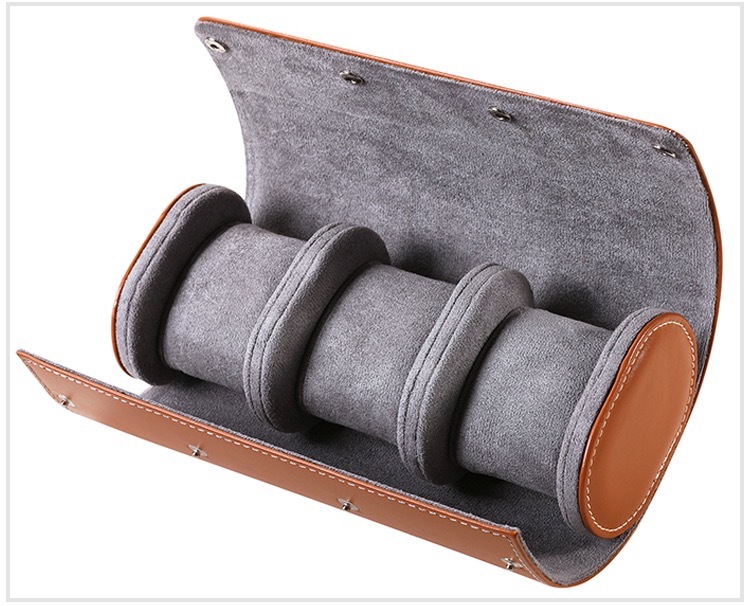 Boîtier de montre en cuir Port - Watch Travel Roll Case 3 Slots Leather avis et prix