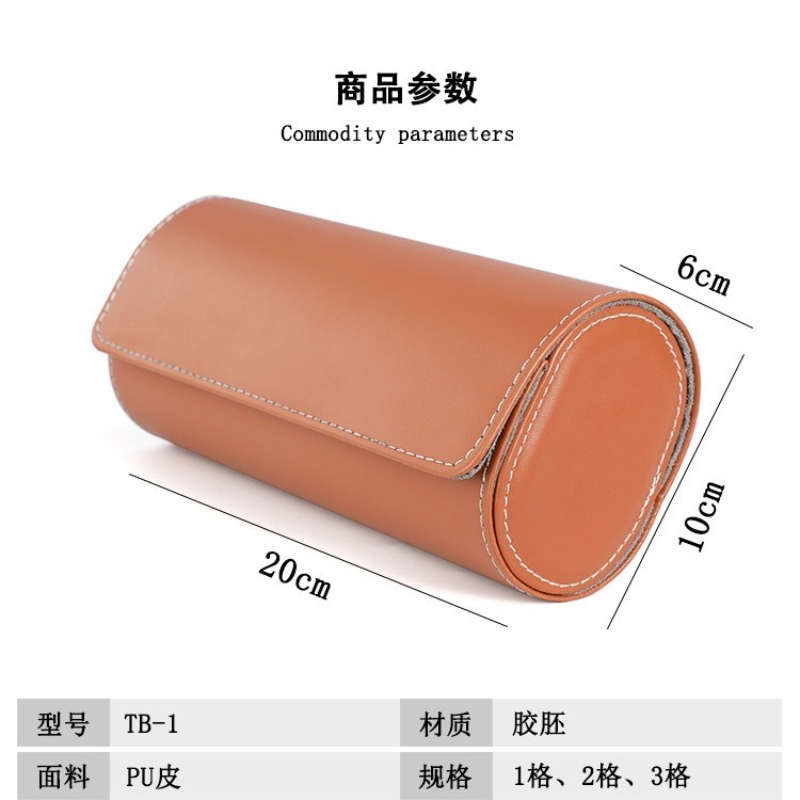 Boîtier de montre en cuir Port - Watch Travel Roll Case 3 Slots Leather avis et prix