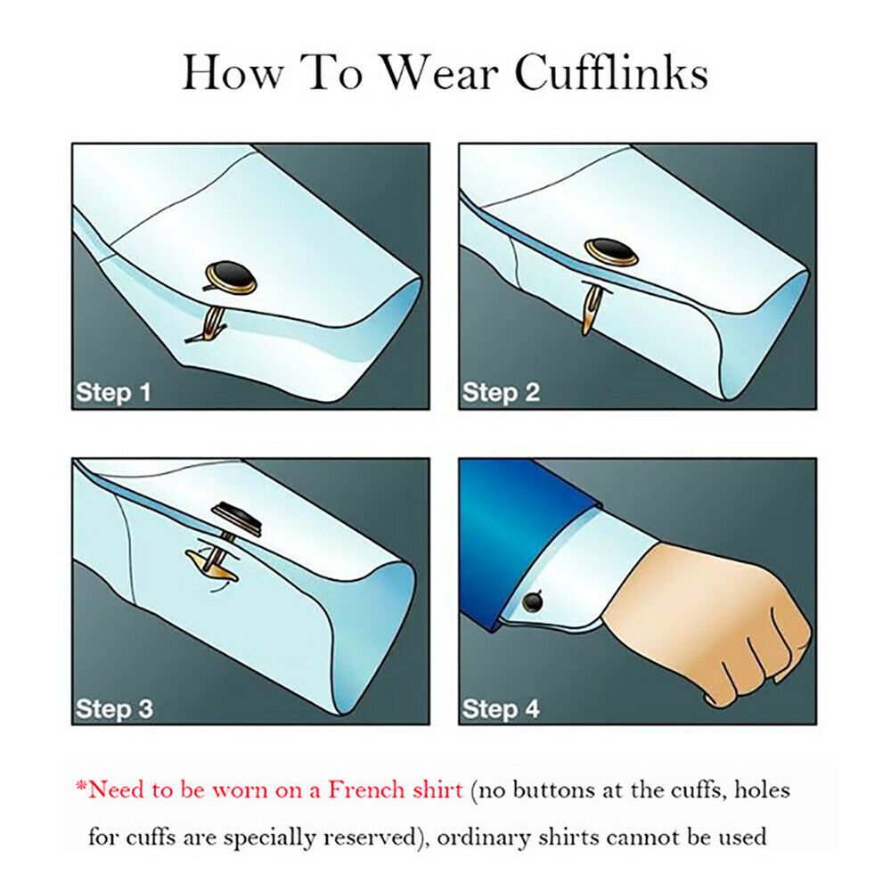 Boutons de manchette personnal - Cufflinks Men Stainless Steel Luxury avis et prix