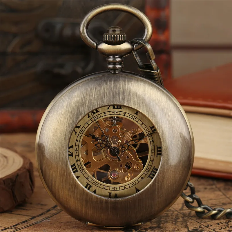 Montre de poche mécanique à re - Pocket Watch Mechanical Skeleton Vintage avis et prix