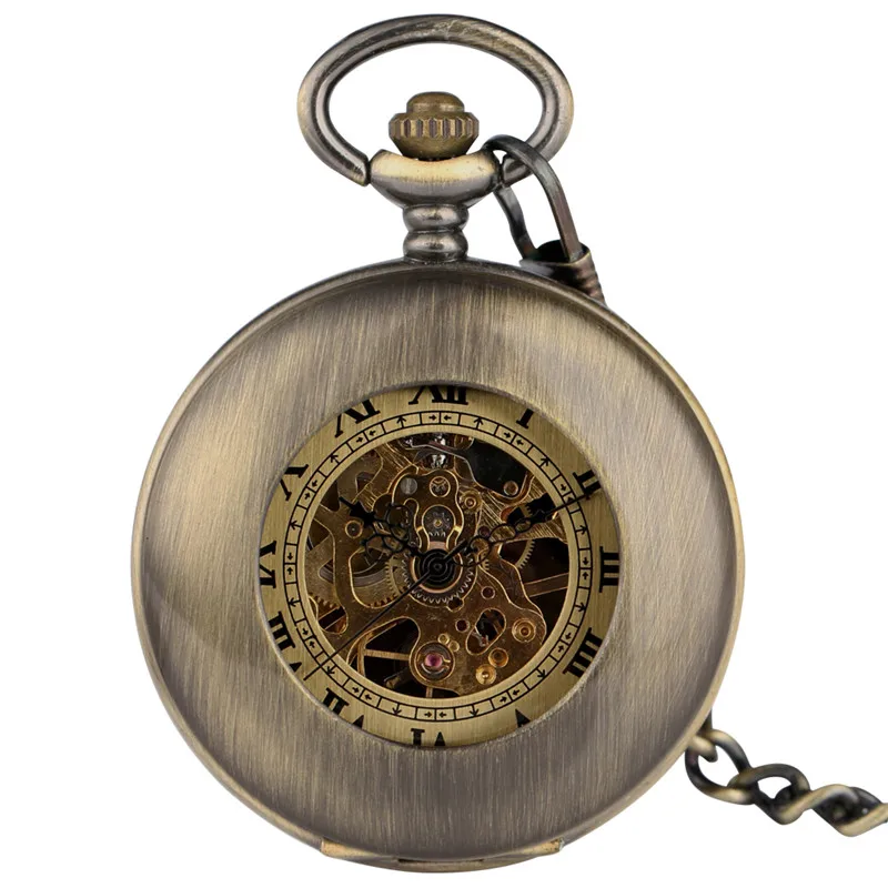 Montre de poche mécanique à re - Pocket Watch Mechanical Skeleton Vintage avis et prix