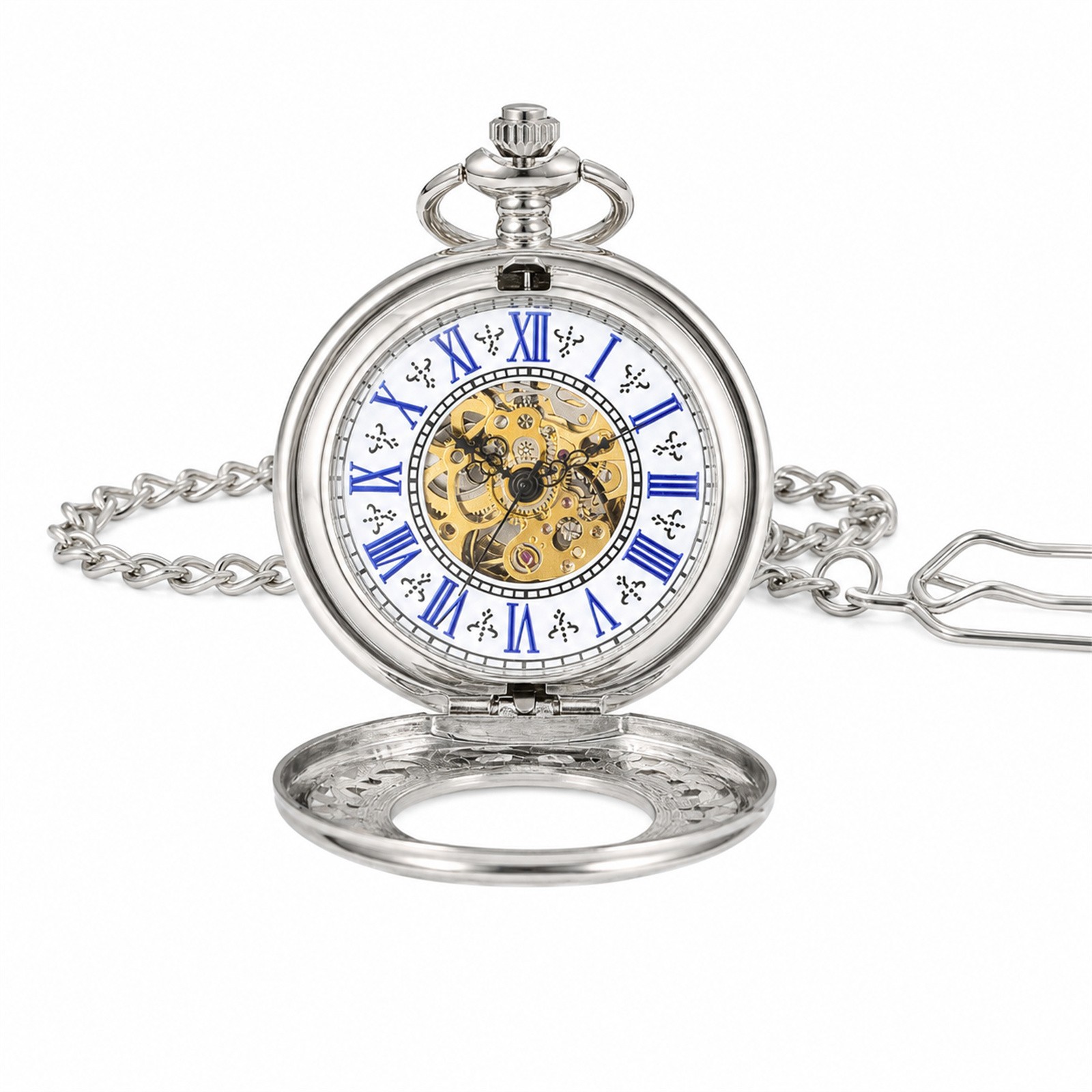 Montre de poche mécanique sque - Pocket Watch Mechanical Skeleton Vintage avis et prix