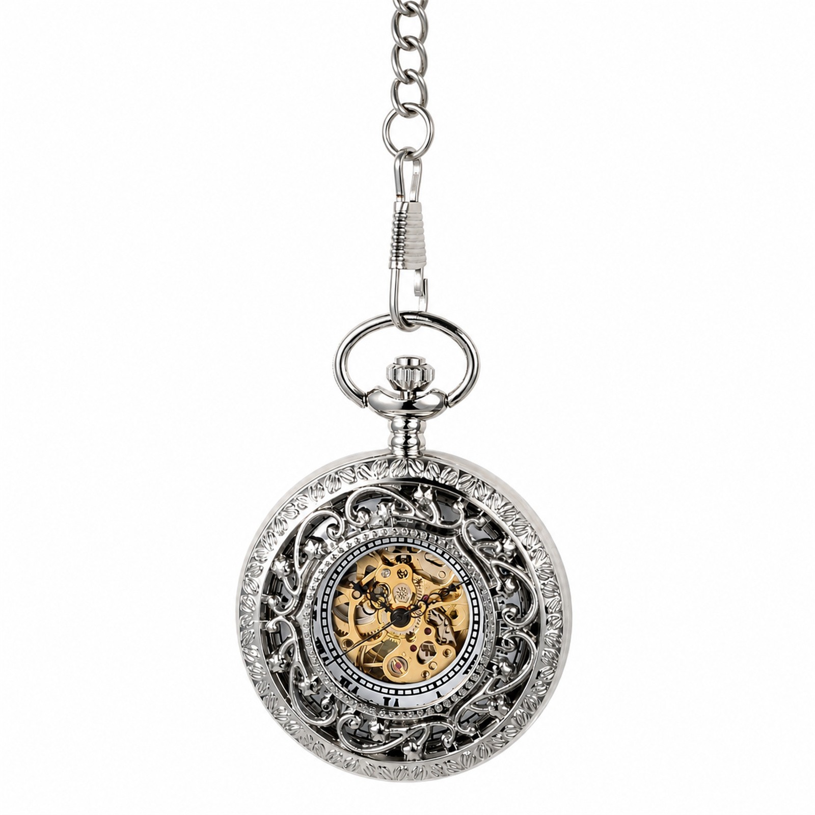 Montre de poche mécanique sque - Pocket Watch Mechanical Skeleton Vintage avis et prix