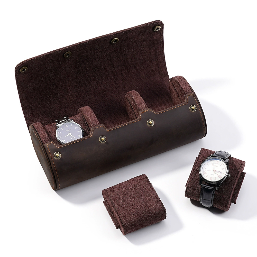 CONTACT FAMILY Étui à montres  - Watch Travel Roll Case 3 Slots Leather avis et prix