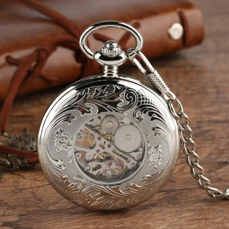 Montre de poche mécanique à re - Pocket Watch Mechanical Skeleton Vintage avis et prix