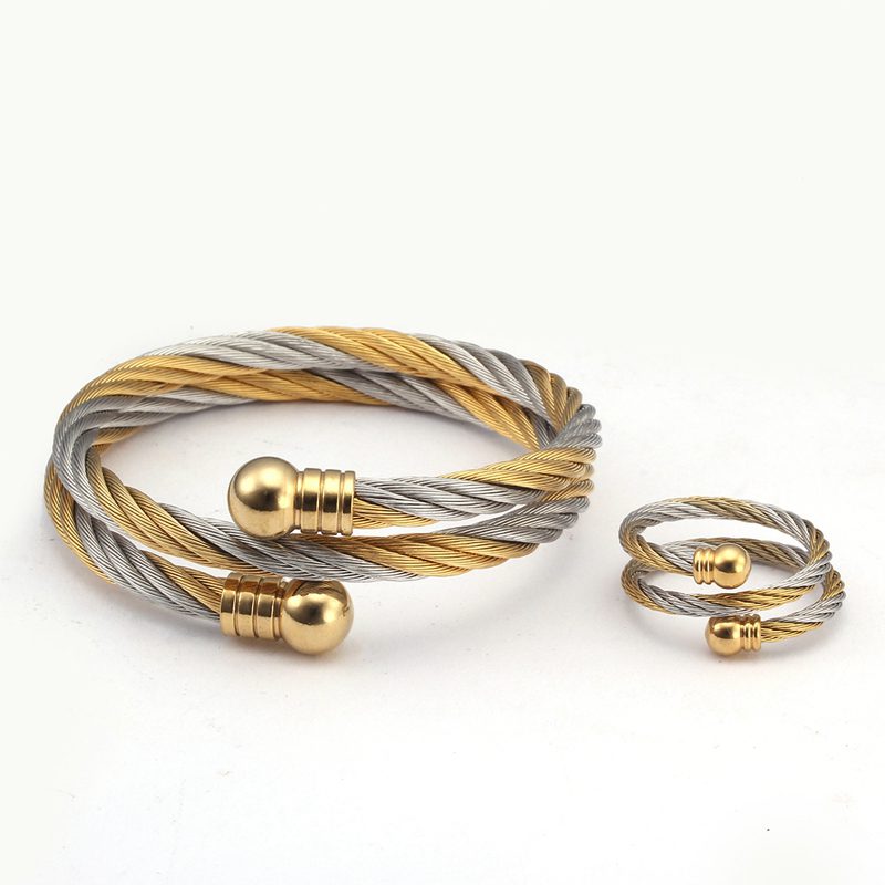 ChimJOLink-Bracelets ouverts t - Cufflinks Men Stainless Steel Luxury avis et prix