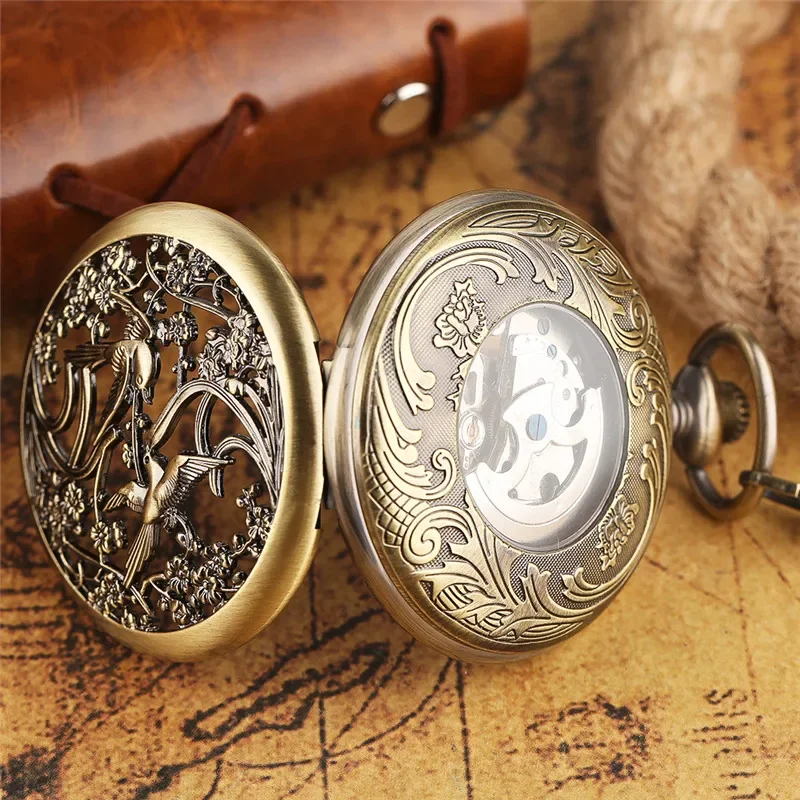 Montre de poche vintage ajouré - Pocket Watch Mechanical Skeleton Vintage avis et prix