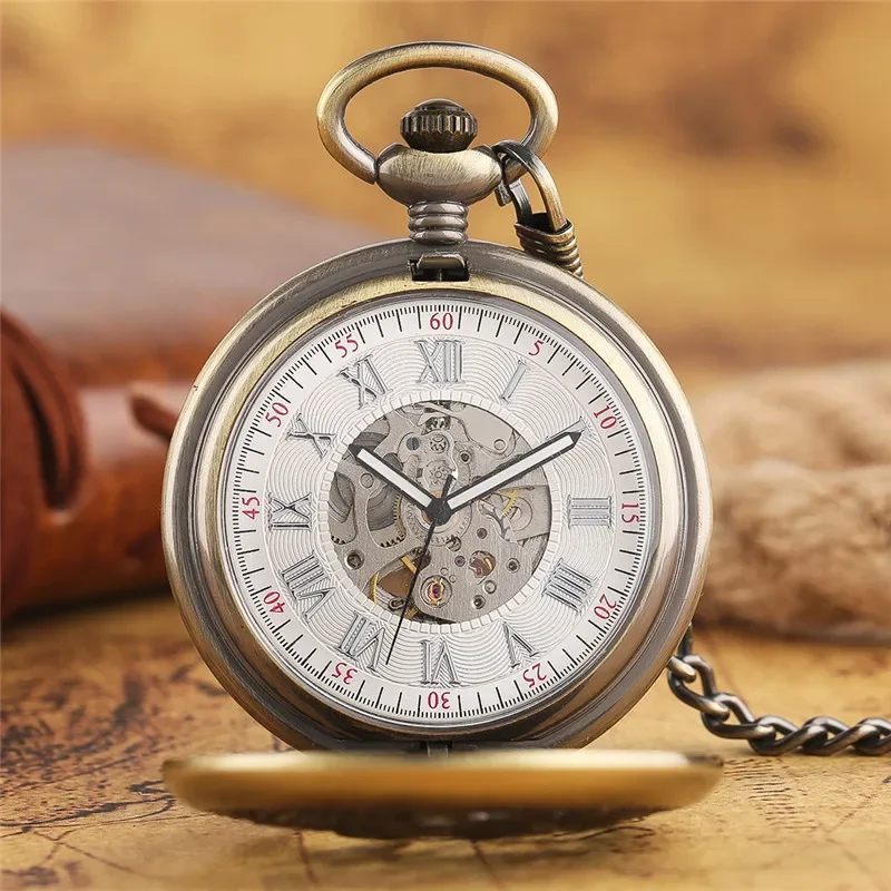 Montre de poche vintage ajouré - Pocket Watch Mechanical Skeleton Vintage avis et prix