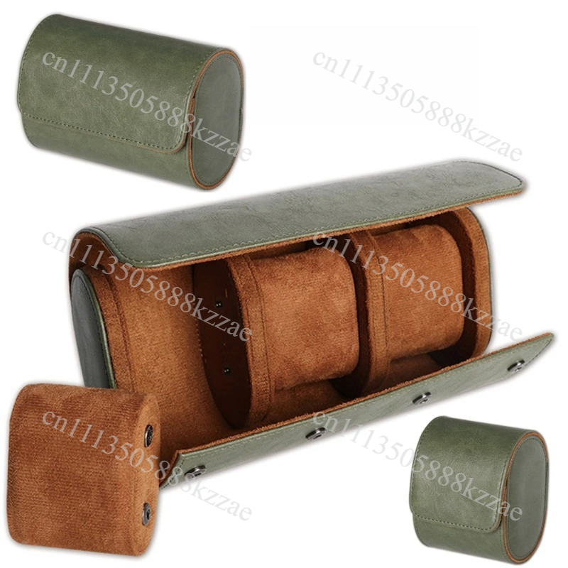Étui à montres en cuir pour ho - Watch Travel Roll Case 3 Slots Leather avis et prix