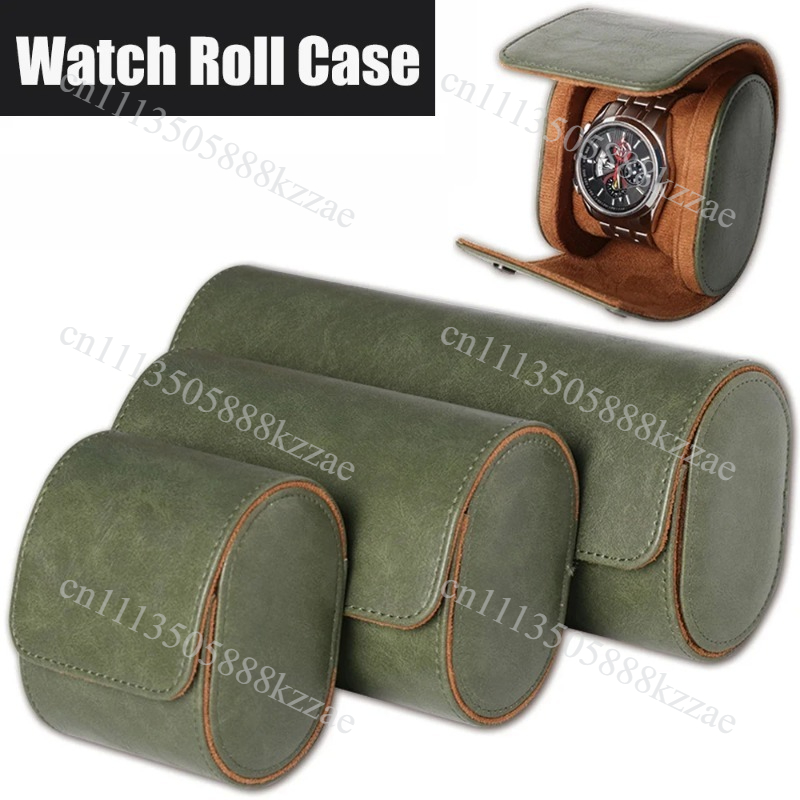 Étui à montres en cuir pour ho - Watch Travel Roll Case 3 Slots Leather avis et prix