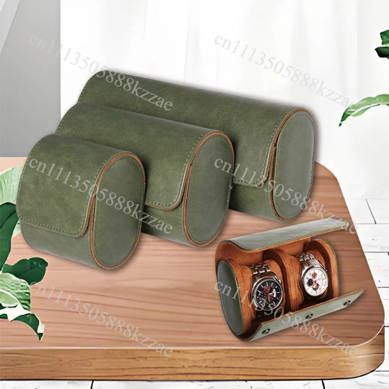 Étui à montres en cuir pour ho - Watch Travel Roll Case 3 Slots Leather avis et prix