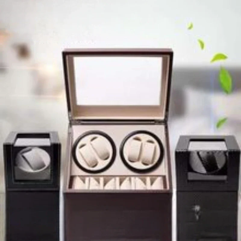 Remontoir de montre rotatif au - Watch Winder 4 Watches Automatic Silent avis et prix