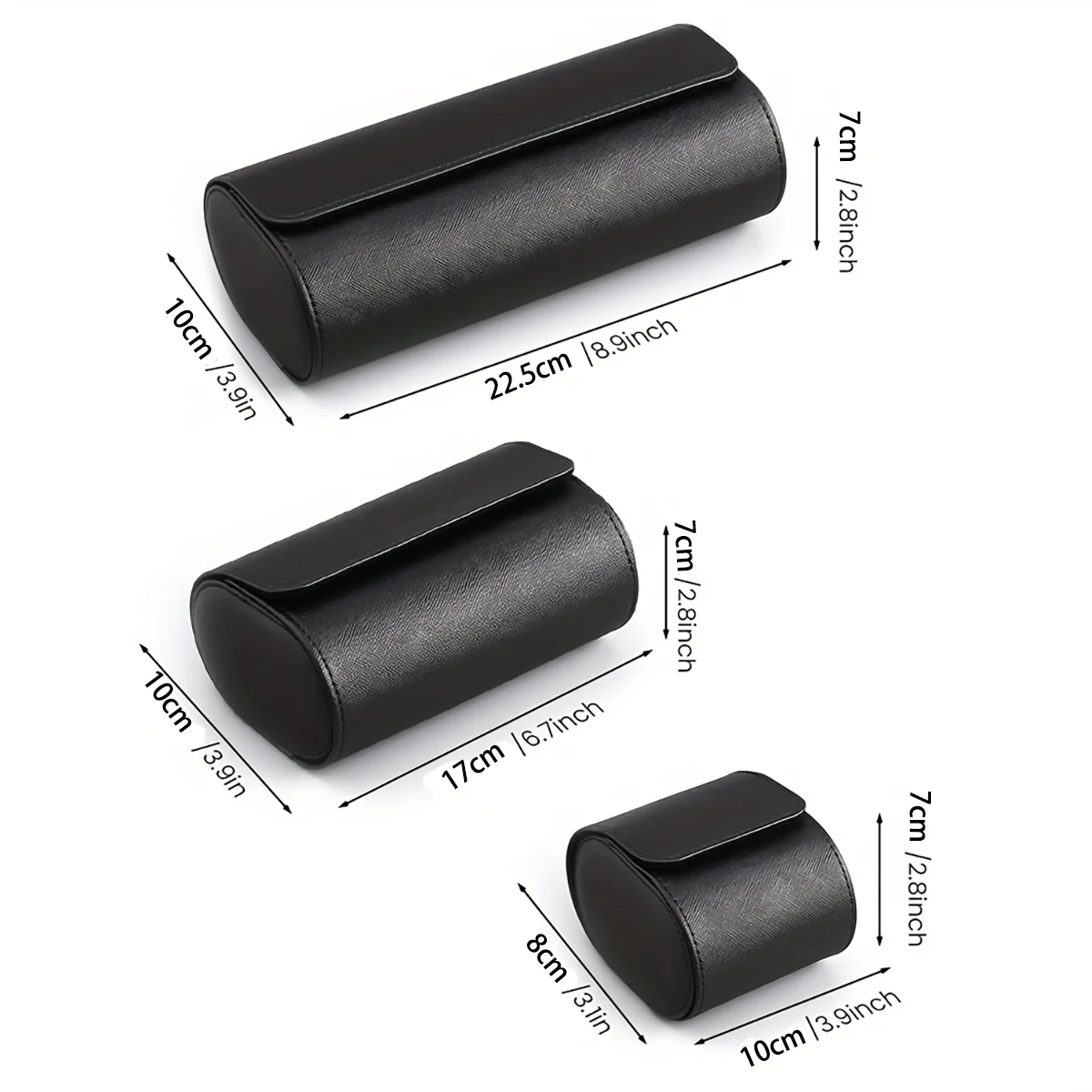 1/2/3 fentes montre rouleau ét - Watch Travel Roll Case 3 Slots Leather avis et prix