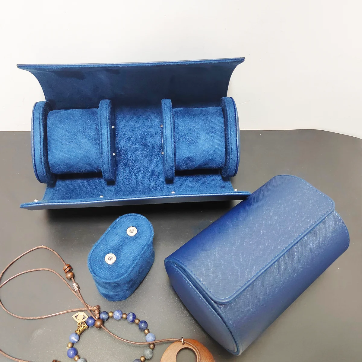 1/2/3 fentes montre rouleau ét - Watch Travel Roll Case 3 Slots Leather avis et prix