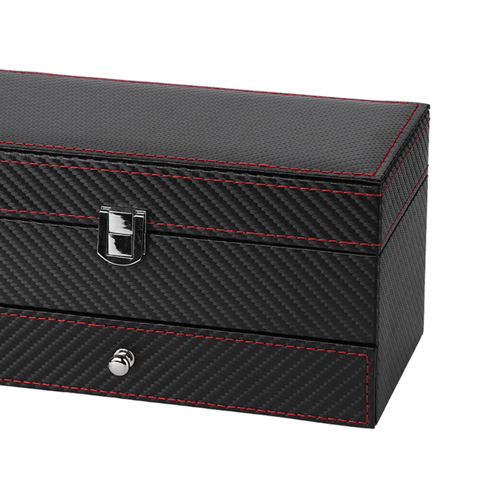 Boîte de rangement portable no - Watch Display Storage Box Carbon Fiber avis et prix