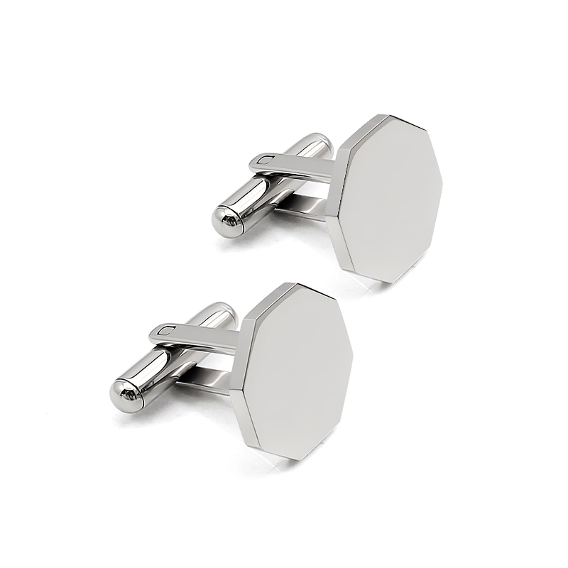 Boutons de manchette Pentagona - Cufflinks Men Stainless Steel Luxury avis et prix
