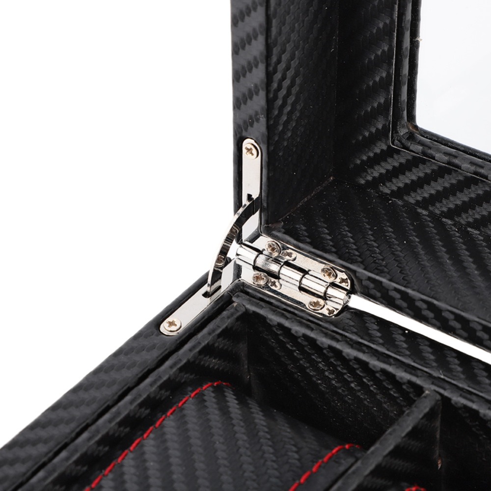 Boîte à montres en fibre de ca - Watch Display Storage Box Carbon Fiber avis et prix