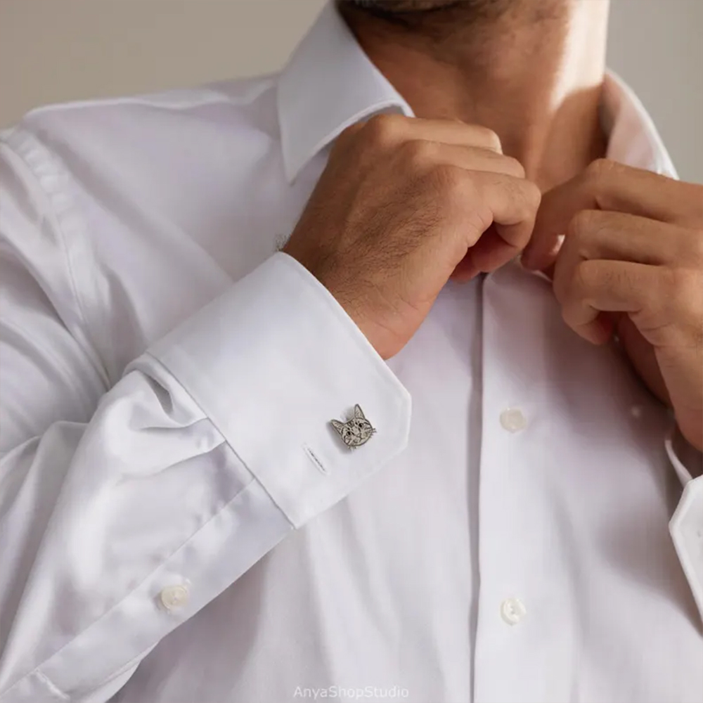 Boutons de manchette personnal - Cufflinks Men Stainless Steel Luxury avis et prix