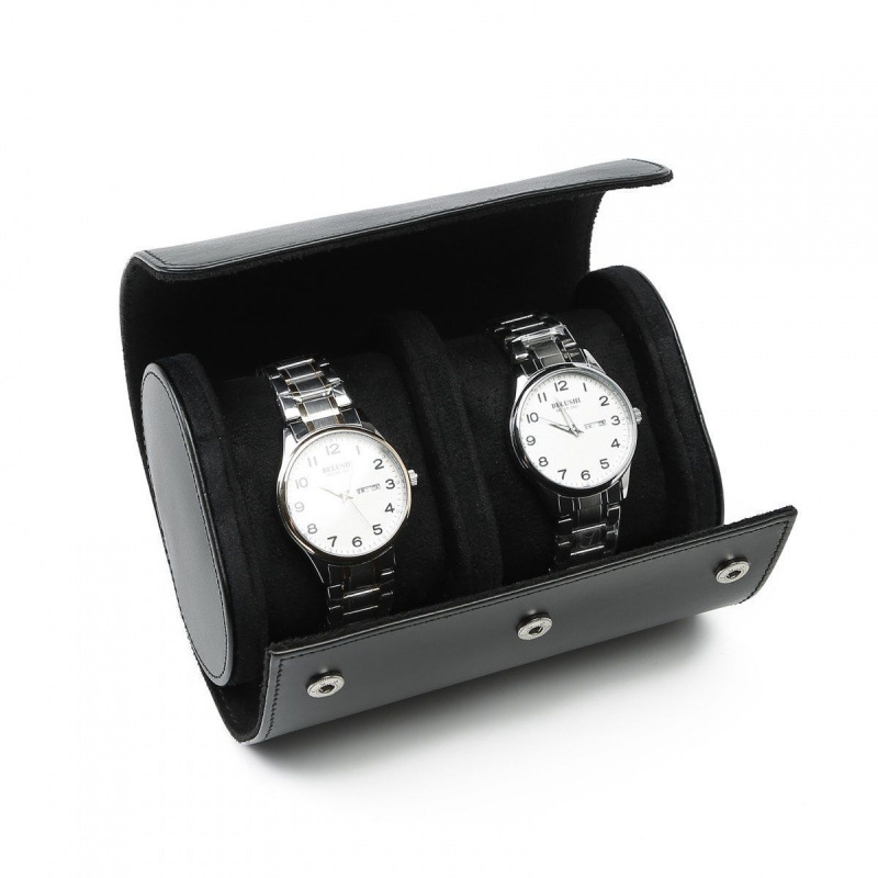 Nouvelle boîte de rangement de - Watch Travel Roll Case 3 Slots Leather avis et prix