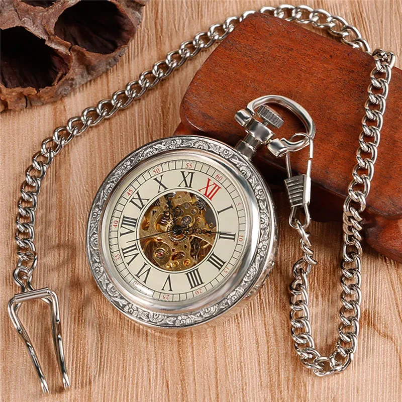 Montre de poche mécanique à re - Pocket Watch Mechanical Skeleton Vintage avis et prix