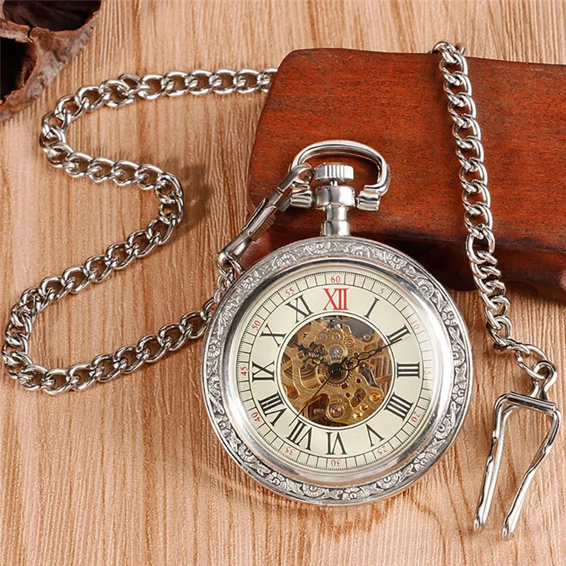 Montre de poche mécanique à re - Pocket Watch Mechanical Skeleton Vintage avis et prix