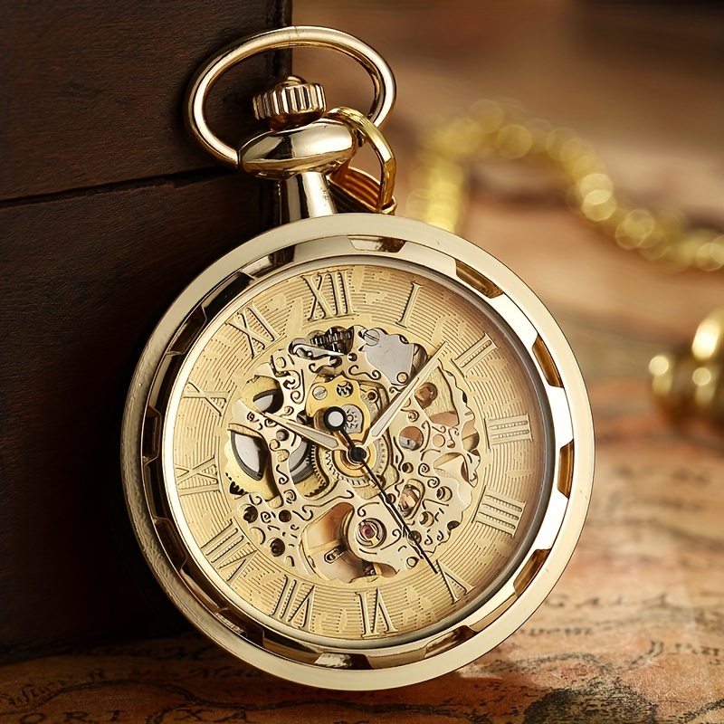 Montre Vintage collier Steampu - Pocket Watch Mechanical Skeleton Vintage avis et prix