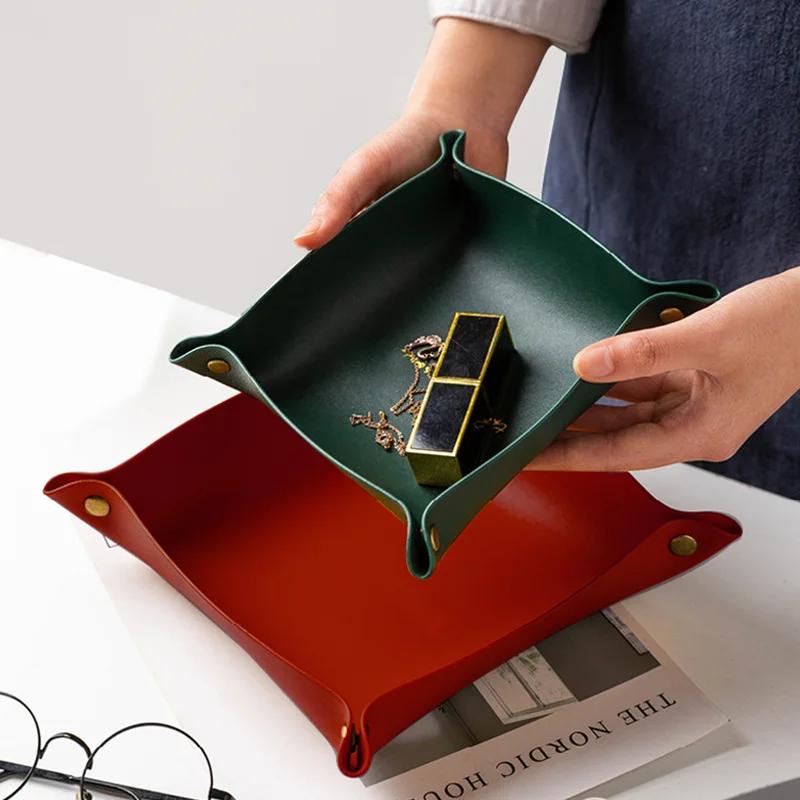 1/2 pièces, plateau de rangeme - Valet Tray Nightstand Organizer Leather avis et prix
