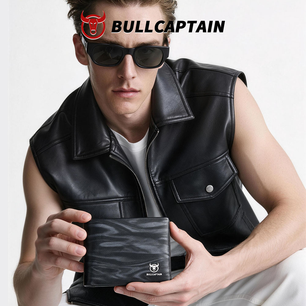 Portefeuille fin en cuir BULLC - Money Clip Minimalist Rfid Blocking avis et prix