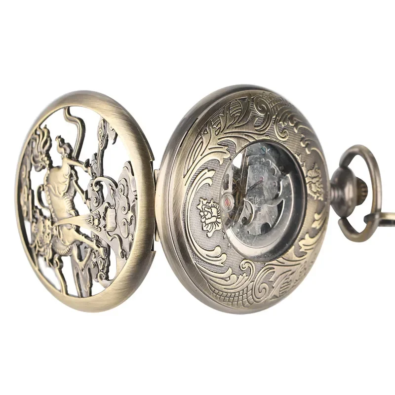 Montre de poche rétro Kylin sq - Pocket Watch Mechanical Skeleton Vintage avis et prix