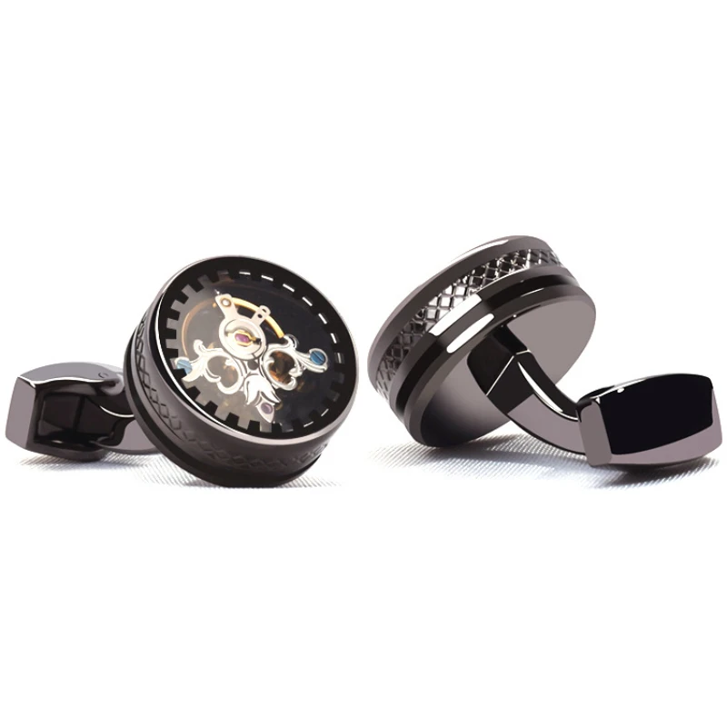 Boutons de manchette à Tourbil - Cufflinks Men Stainless Steel Luxury avis et prix