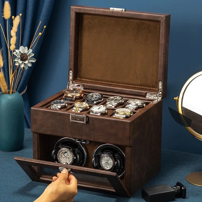 Nouvelle boîte à remontoir de  - Watch Display Storage Box Carbon Fiber avis et prix