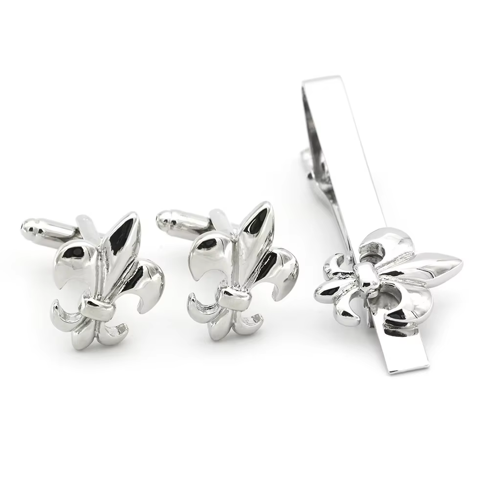 Ensemble de pinces de manchett - Tie Clip Bar Set Stainless Steel avis et prix