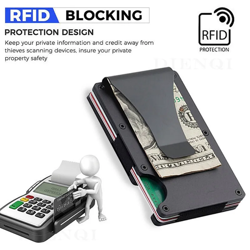 Portefeuille pour hommes avec  - Money Clip Minimalist Rfid Blocking avis et prix