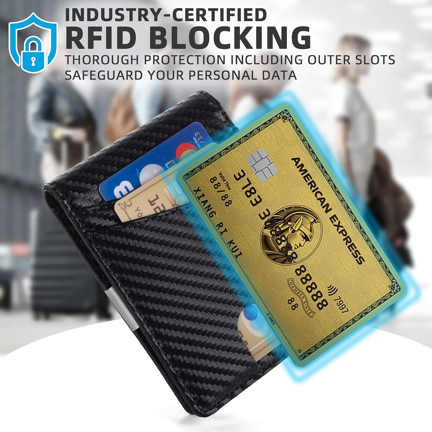 Portefeuille minimaliste et fi - Money Clip Minimalist Rfid Blocking avis et prix