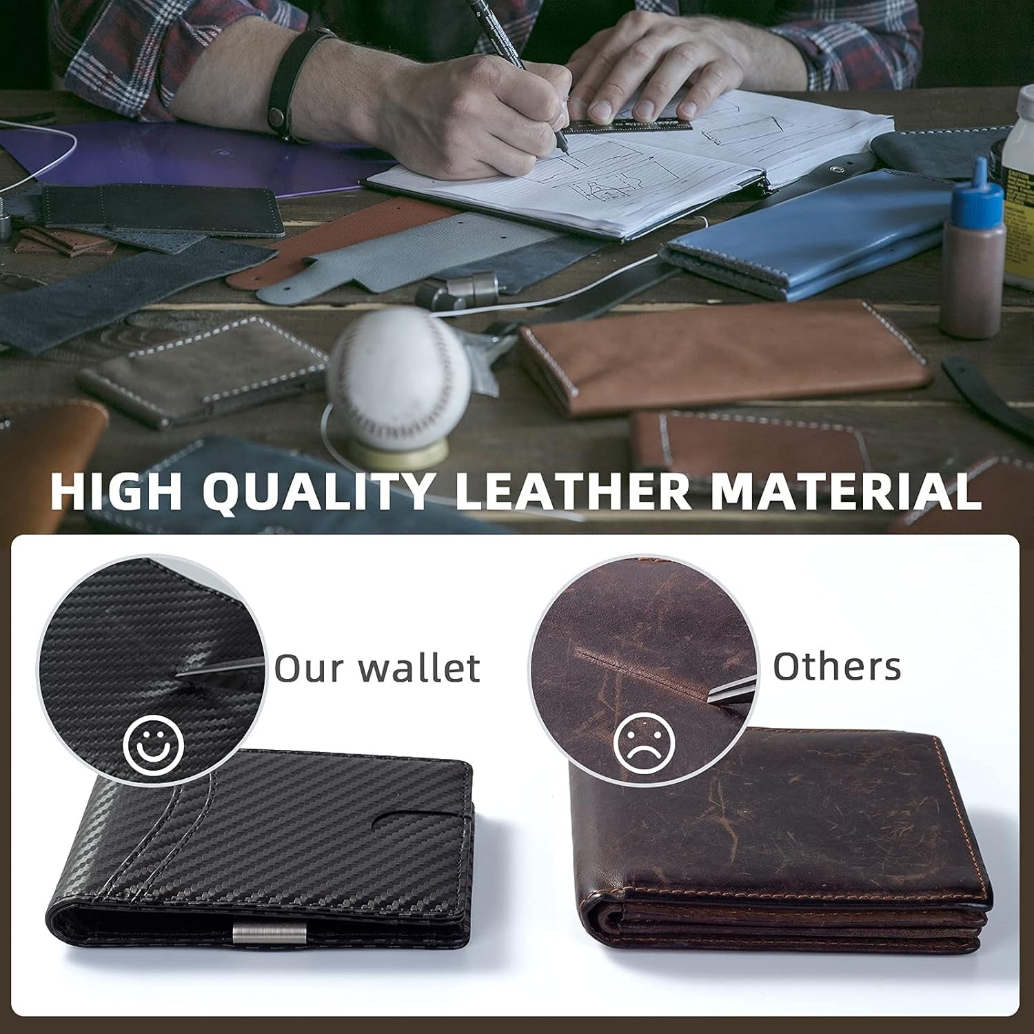 Portefeuille minimaliste et fi - Money Clip Minimalist Rfid Blocking avis et prix