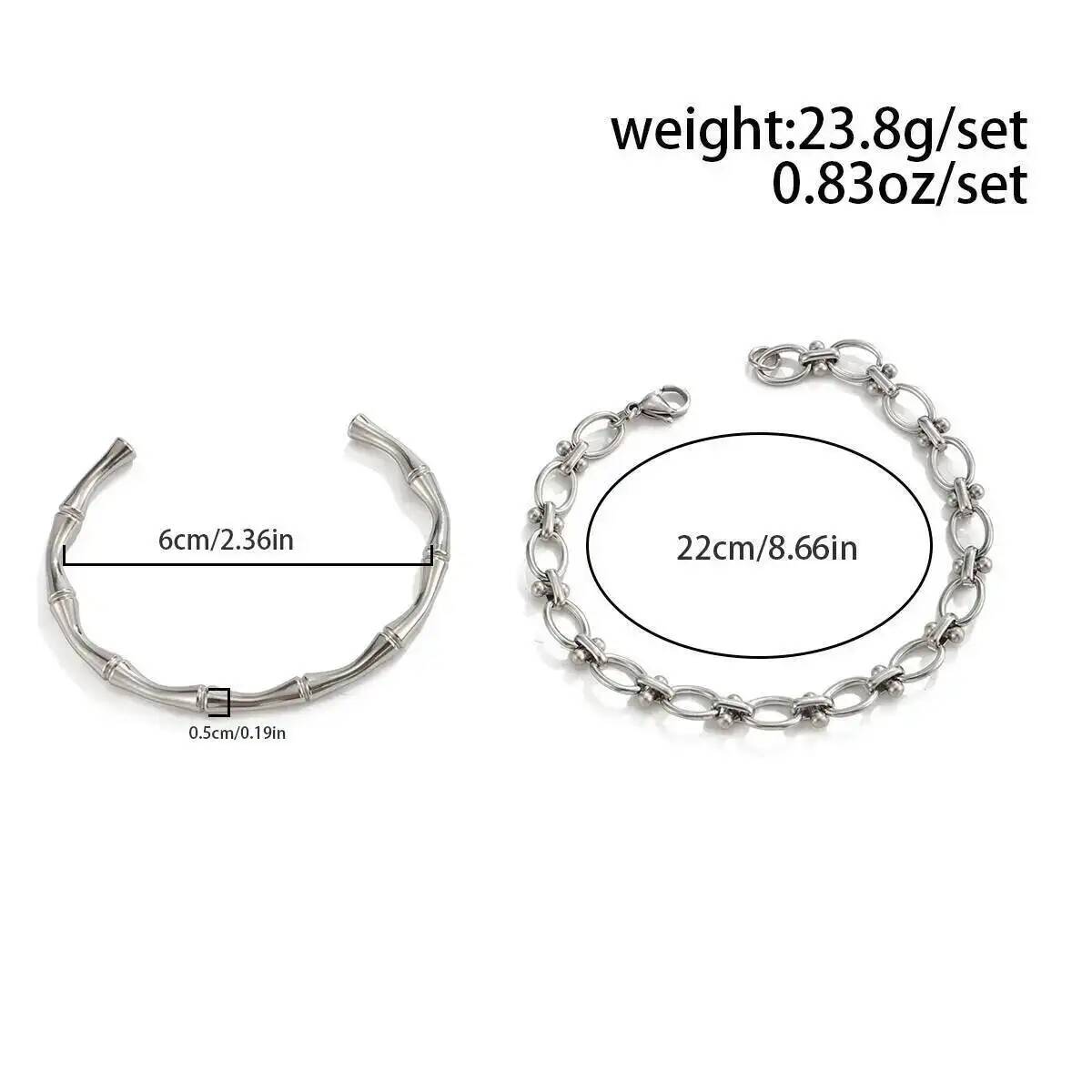 KunJoe – bracelets minimaliste - Cufflinks Men Stainless Steel Luxury avis et prix
