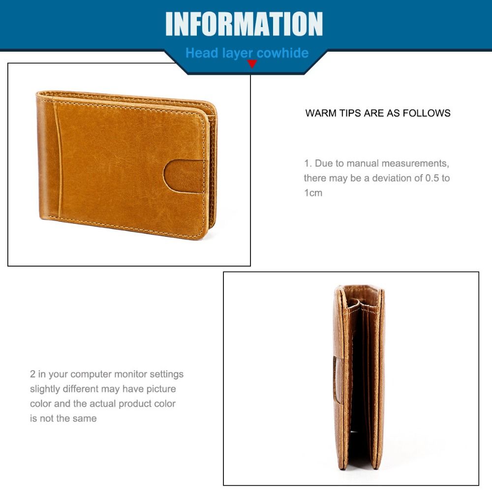 Portefeuille minimaliste en cu - Money Clip Minimalist Rfid Blocking avis et prix