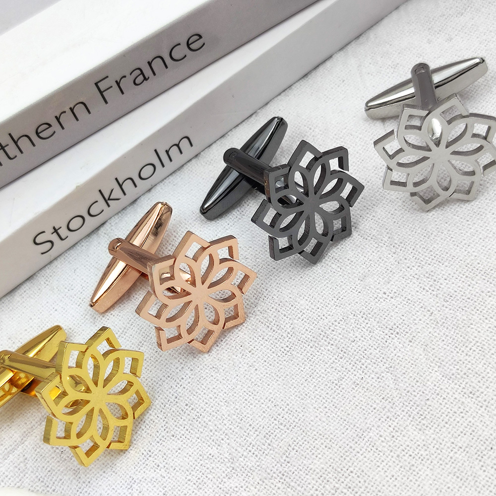 Boutons de manchette de luxe p - Cufflinks Men Stainless Steel Luxury avis et prix
