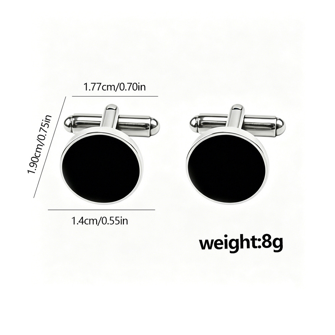 5 paires de boutons de manchet - Cufflinks Men Stainless Steel Luxury avis et prix