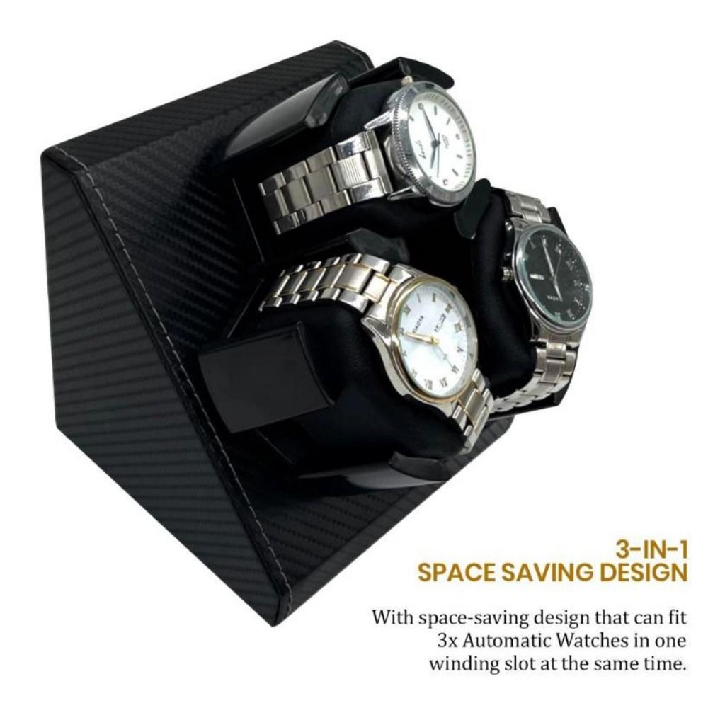Remontoir de montre automatiqu - Watch Display Storage Box Carbon Fiber avis et prix