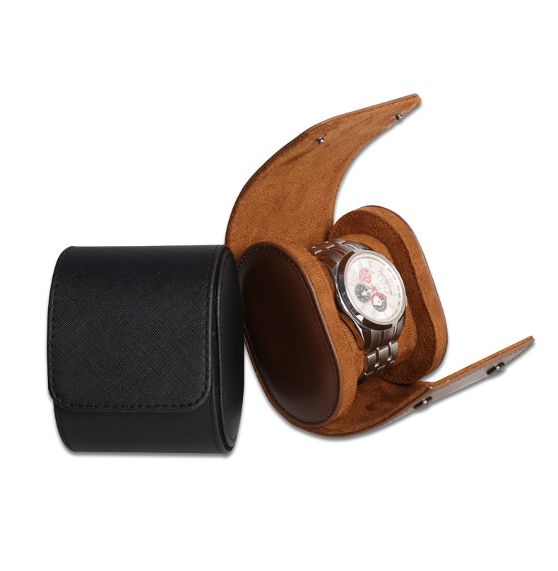 Étui de voyage pour montres, a - Watch Travel Roll Case 3 Slots Leather avis et prix